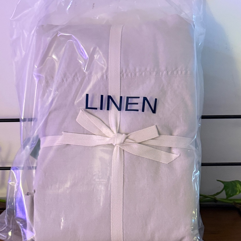 LBRO2M 100% Pure Linen Sheet Set Twin XL - Picture 2 of 3